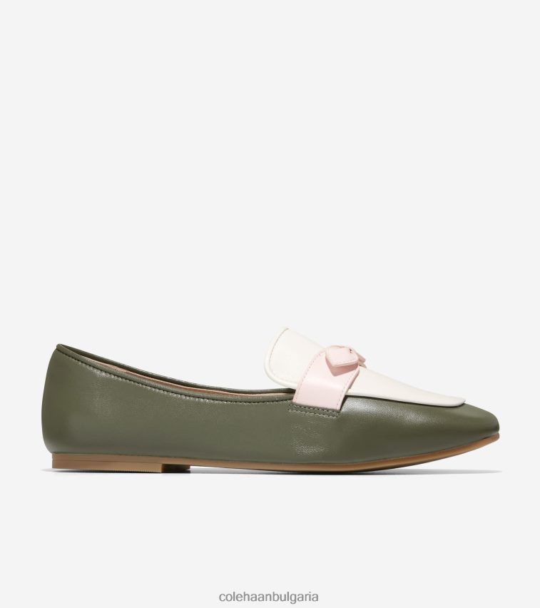 Cole Haan york bow loafer Жени 84PB6Z138 чаени листа-чапла-розова вода обувки