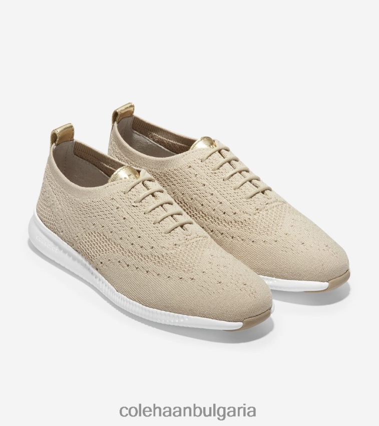 Cole Haan 2.zerogrand wingtip oxford Жени 84PB6Z43 ръжен стичлит-оптичен бял обувки