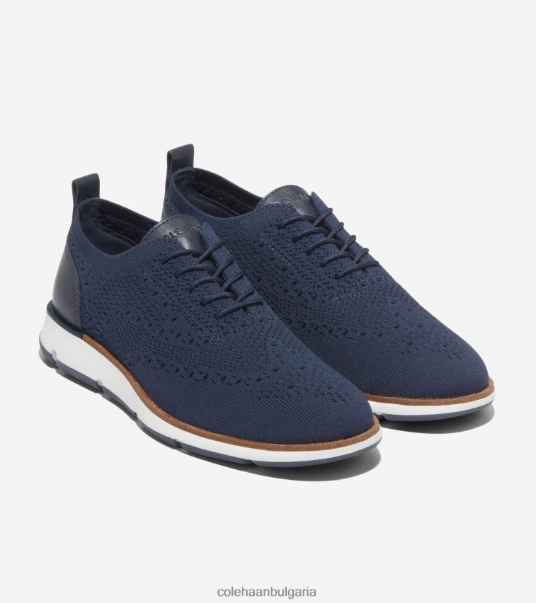 Cole Haan 4.zerogrand oxford Жени 84PB6Z102 тъмносин блейзър-бял stitchlite обувки