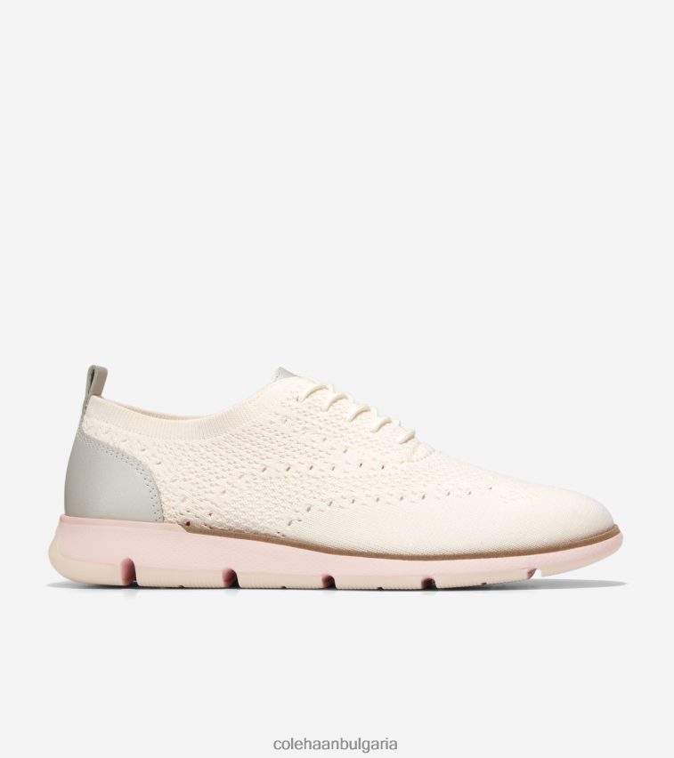Cole Haan 4.zerogrand oxford Жени 84PB6Z105 слонова кост плетка-сребърен божур стичлит обувки