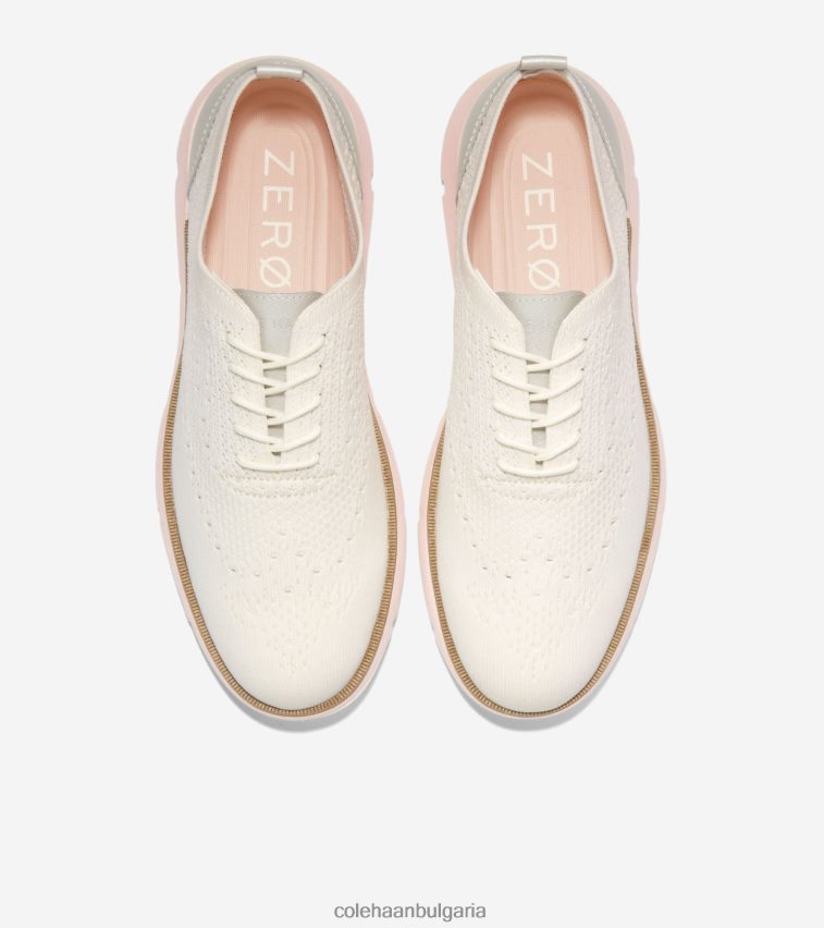 Cole Haan 4.zerogrand oxford Жени 84PB6Z105 слонова кост плетка-сребърен божур стичлит обувки