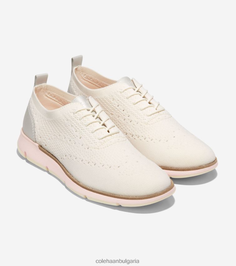 Cole Haan 4.zerogrand oxford Жени 84PB6Z105 слонова кост плетка-сребърен божур стичлит обувки
