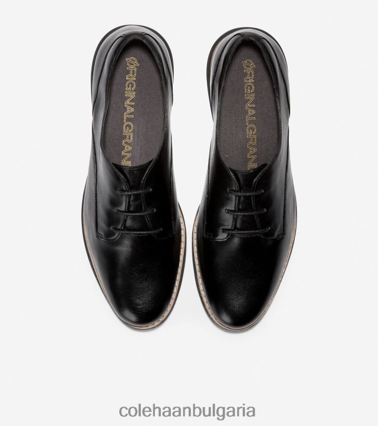 Cole Haan оригинален гранд плейн оксфорд Жени 84PB6Z170 Черна кожа обувки