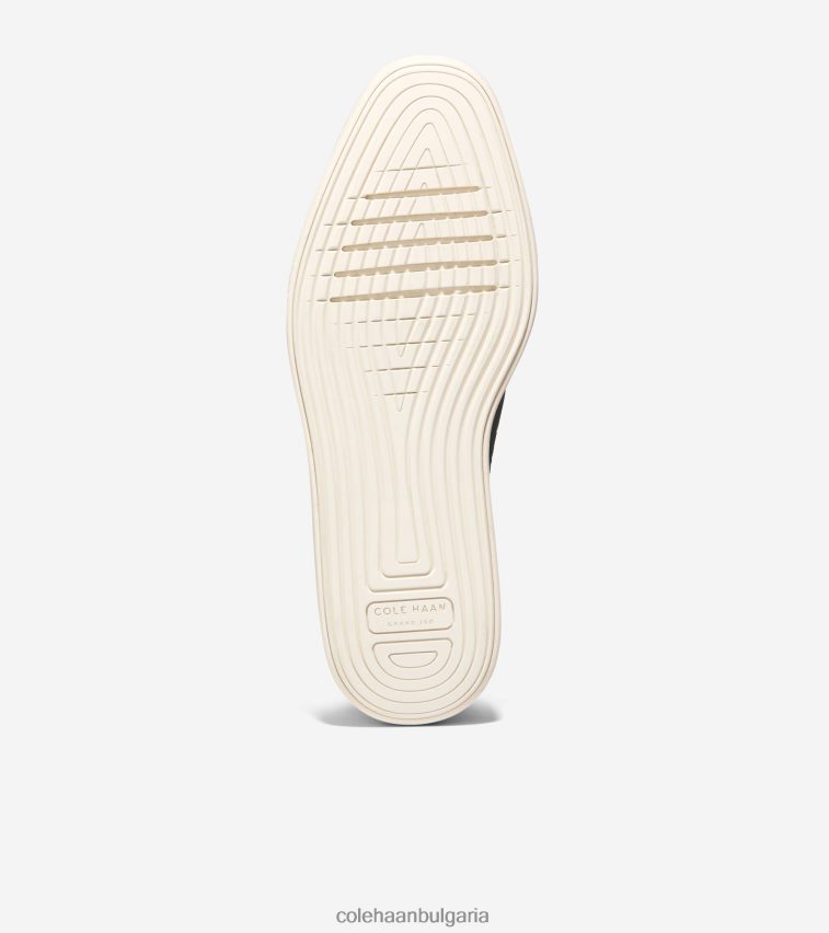 Cole Haan originalgrand платформа wingtip oxford Жени 84PB6Z216 черен стичлит-слонова кост обувки