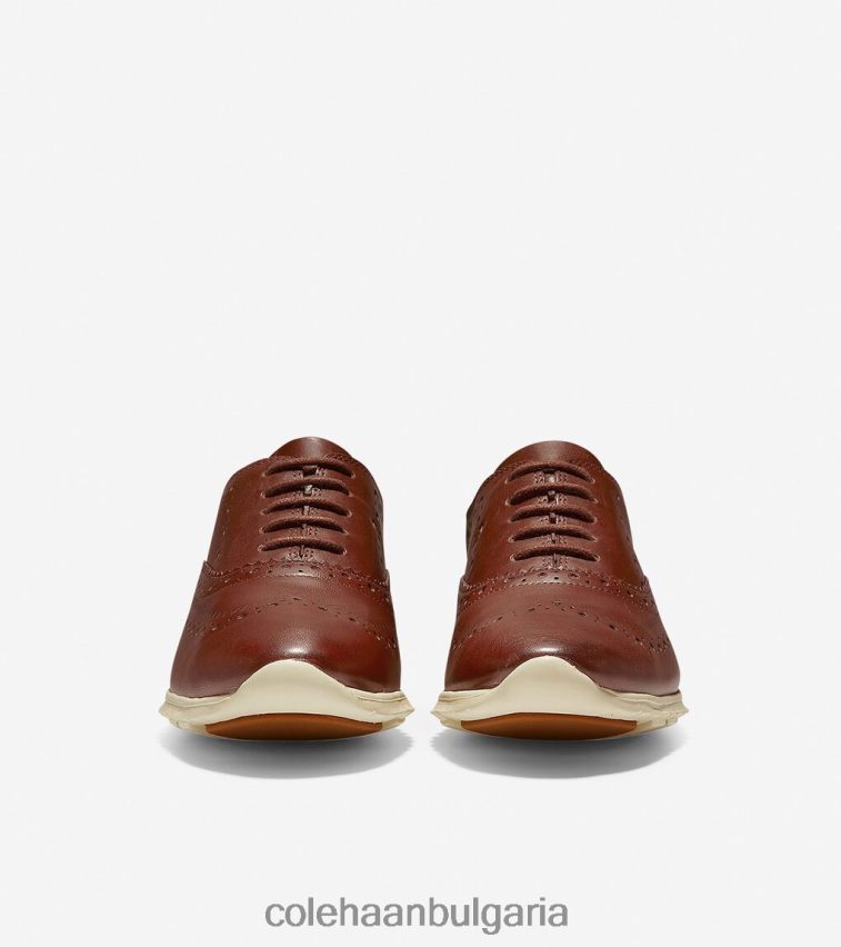 Cole Haan zerogrand wingtip oxford Жени 84PB6Z154 woodbury кожа-слонова кост обувки
