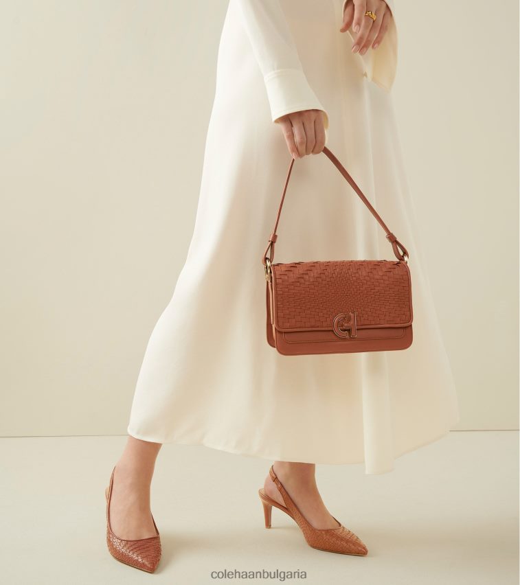 Cole Haan vandam прашка задна помпа Жени 84PB6Z149 пекан обувки