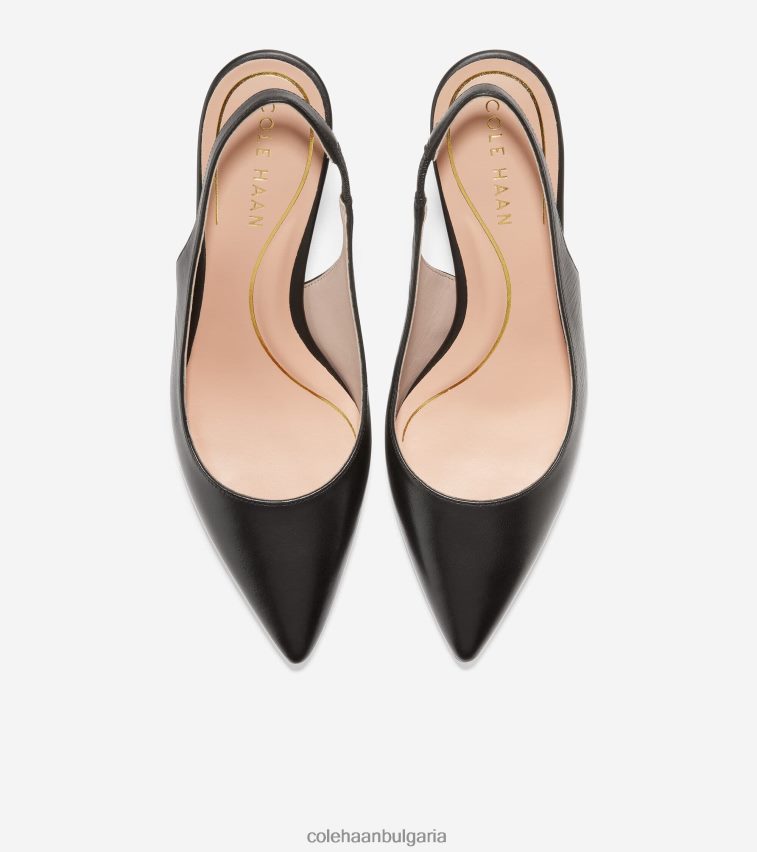 Cole Haan vandam прашка задна помпа Жени 84PB6Z152 черен обувки