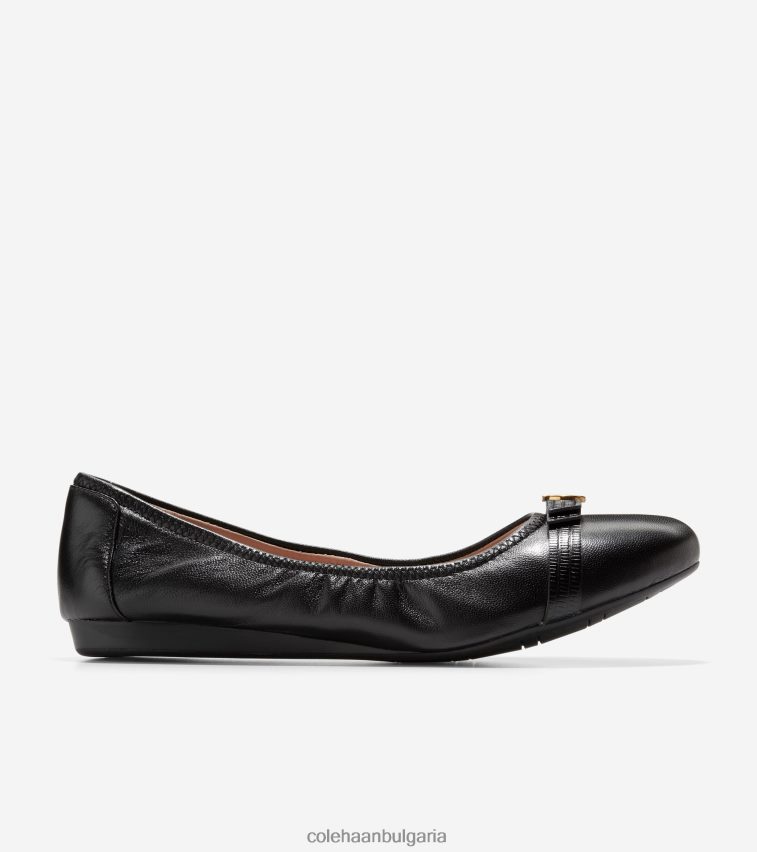 Cole Haan това лък балет Жени 84PB6Z129 черен обувки