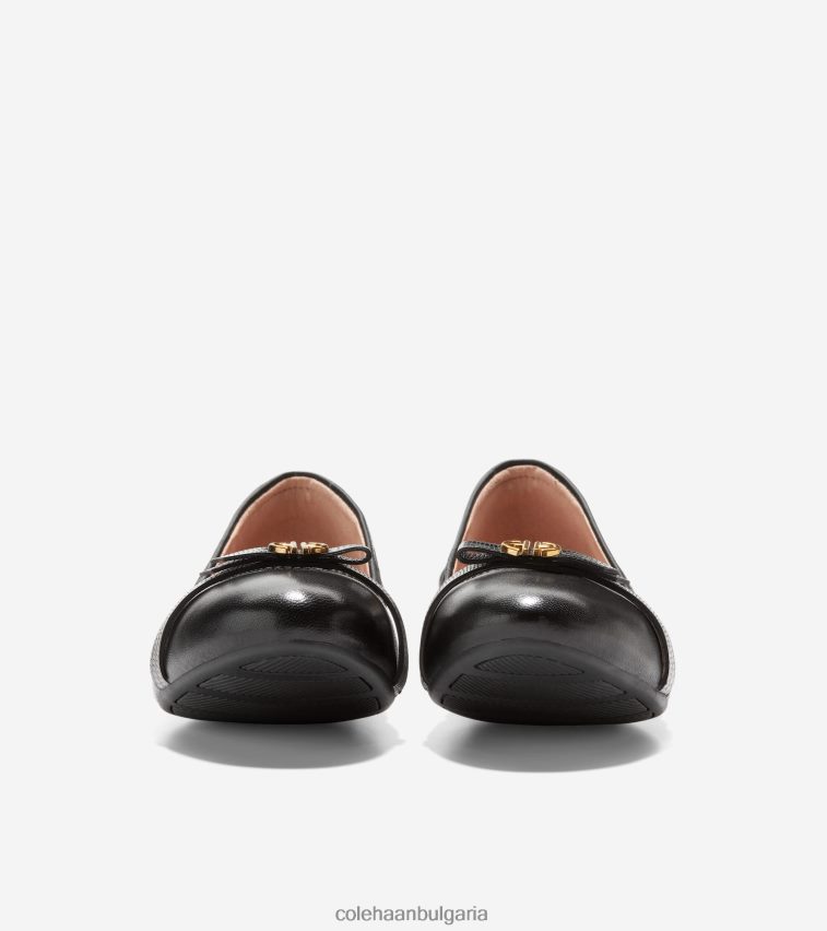 Cole Haan това лък балет Жени 84PB6Z129 черен обувки