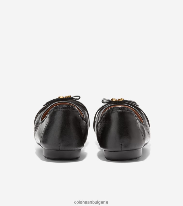 Cole Haan това лък балет Жени 84PB6Z129 черен обувки