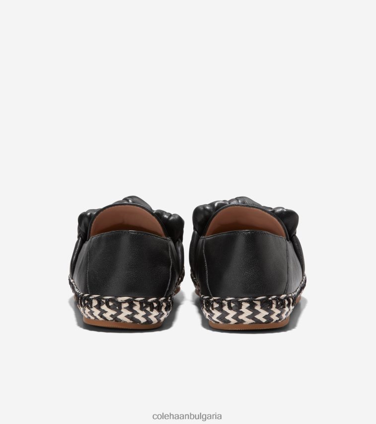 Cole Haan еспадрила с възли cloudfeel Жени 84PB6Z223 Черна кожа обувки