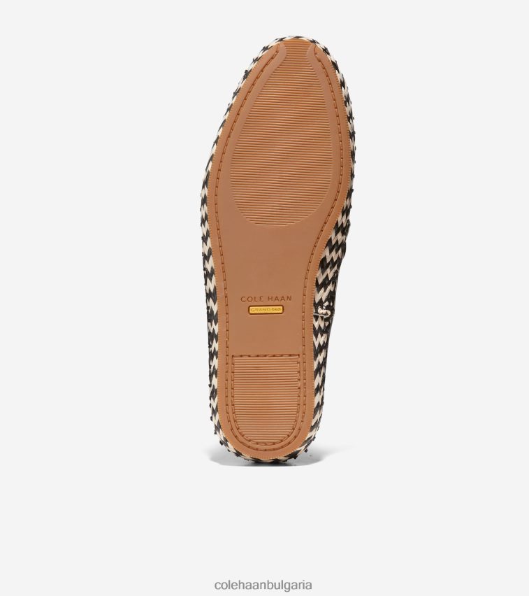 Cole Haan еспадрила с възли cloudfeel Жени 84PB6Z223 Черна кожа обувки