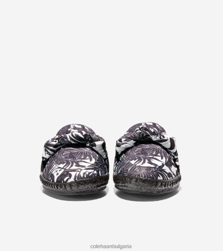 Cole Haan еспадрила с възли cloudfeel Жени 84PB6Z225 черно-слонова кост бевърли флорален принт обувки