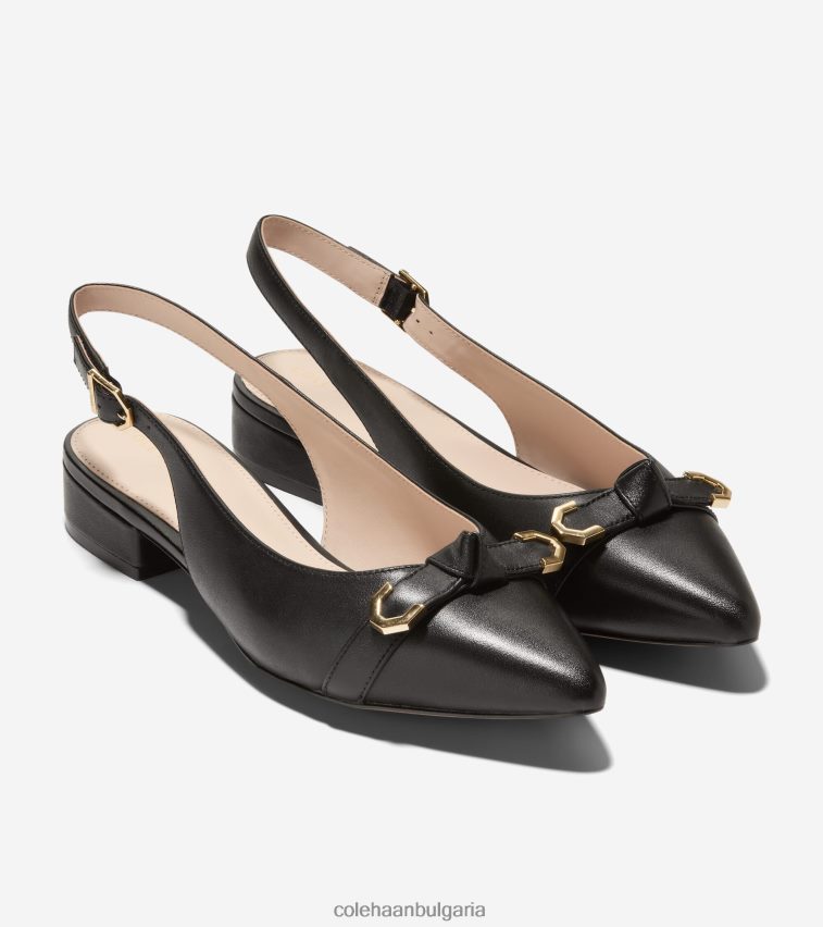 Cole Haan menlo скимер плосък Жени 84PB6Z219 черен обувки