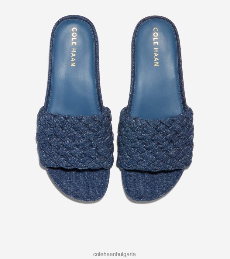 Cole Haan мояве сандали с пързалки Жени 84PB6Z46 дънков плат обувки