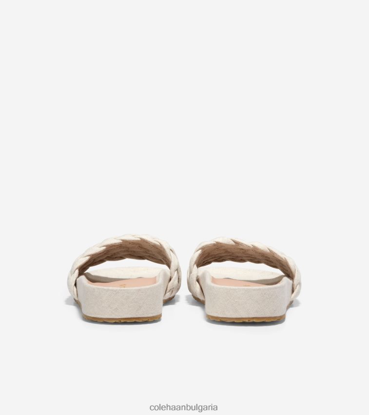 Cole Haan мояве сандали с пързалки Жени 84PB6Z47 естествен лен обувки