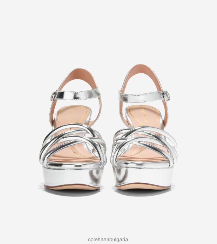 Cole Haan сандали на платформа Grove Жени 84PB6Z158 сребърен спекио обувки