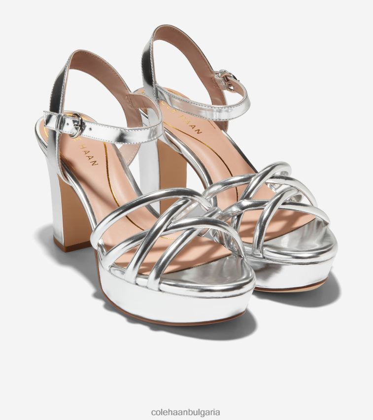 Cole Haan сандали на платформа Grove Жени 84PB6Z158 сребърен спекио обувки