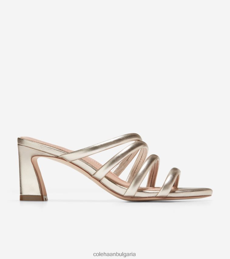 Cole Haan сандал adella Жени 84PB6Z144 златна кожа обувки