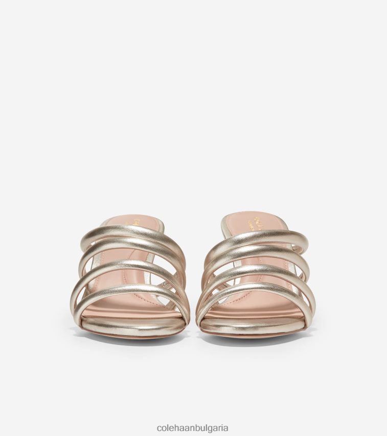 Cole Haan сандал adella Жени 84PB6Z144 златна кожа обувки