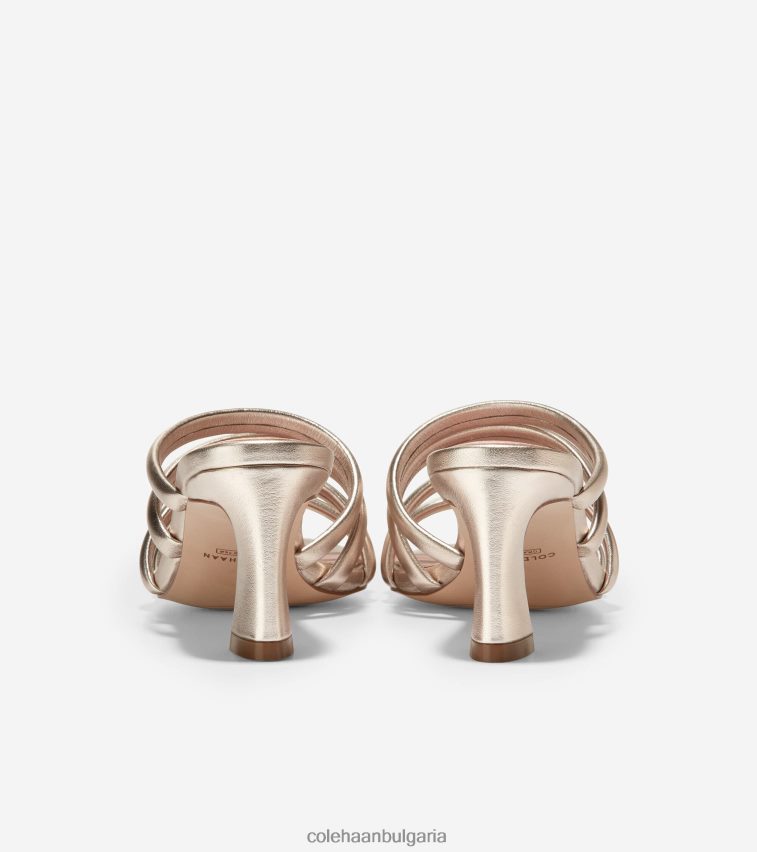 Cole Haan сандал adella Жени 84PB6Z144 златна кожа обувки