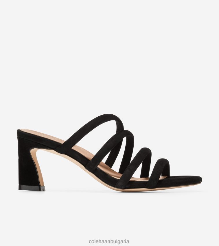 Cole Haan сандал adella Жени 84PB6Z145 черен велур обувки