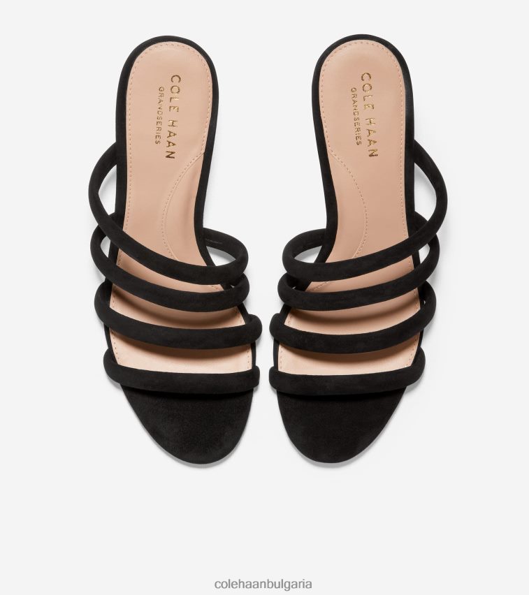 Cole Haan сандал adella Жени 84PB6Z145 черен велур обувки