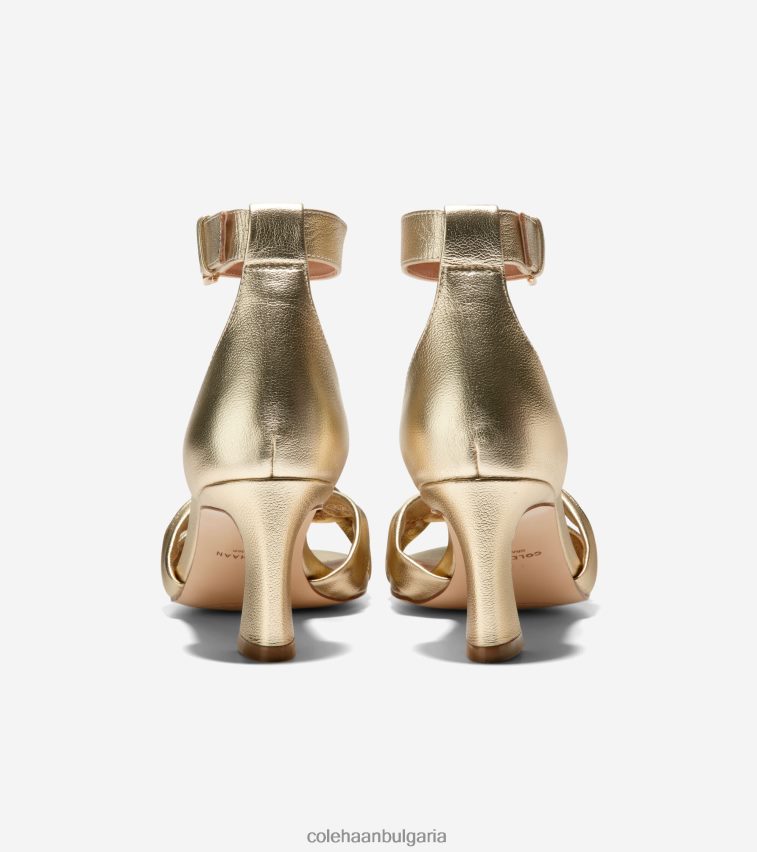 Cole Haan плетен сандал adella Жени 84PB6Z181 златна кожа обувки