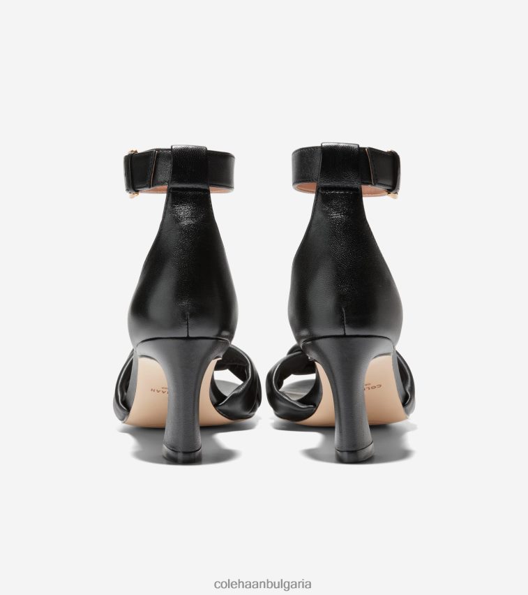 Cole Haan плетен сандал adella Жени 84PB6Z182 Черна кожа обувки