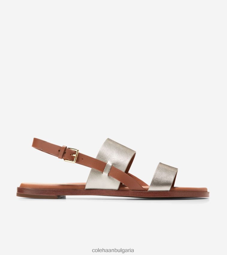 Cole Haan плоски сандали flynn Жени 84PB6Z81 меко златисто-медено обувки