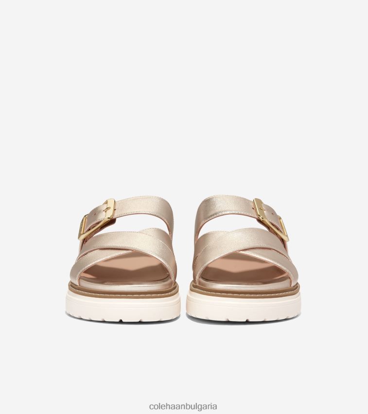 Cole Haan сандал с пързалка fraya Жени 84PB6Z3 меко злато обувки