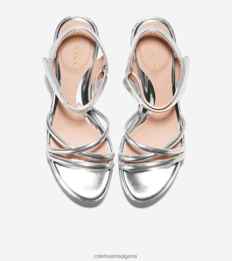 Cole Haan grand ambition addison плосък клин Жени 84PB6Z116 сребърен спекио обувки