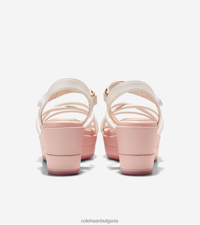 Cole Haan grand ambition addison плосък клин Жени 84PB6Z117 дим от слонова кост и роза обувки