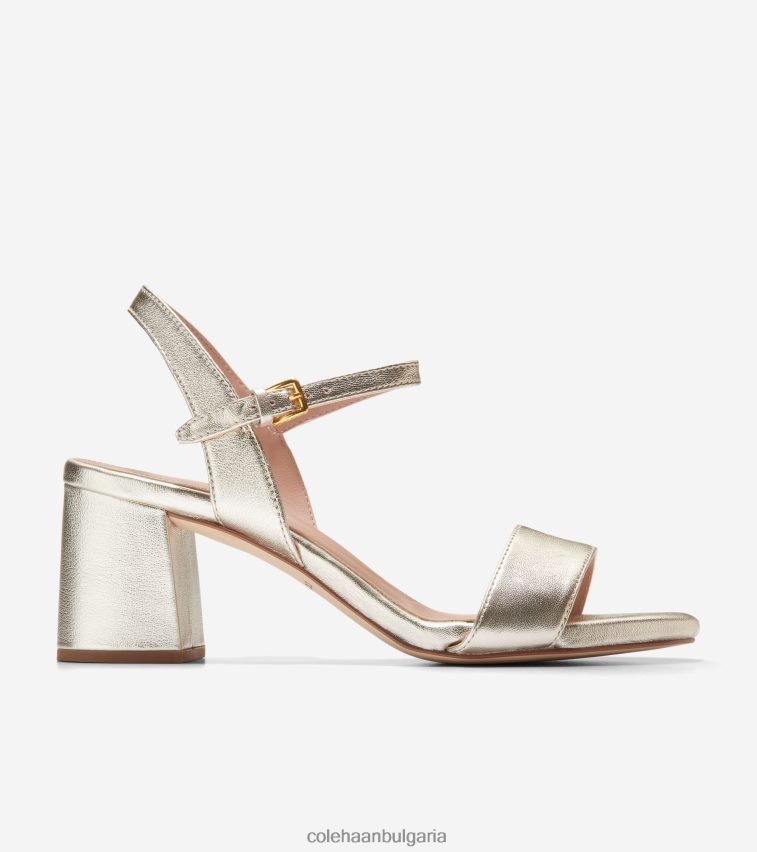 Cole Haan сандал с блокова пета josie Жени 84PB6Z74 злато обувки