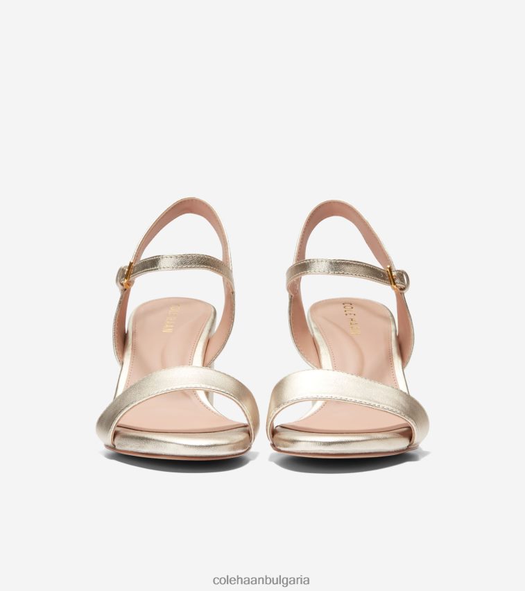 Cole Haan сандал с блокова пета josie Жени 84PB6Z74 злато обувки