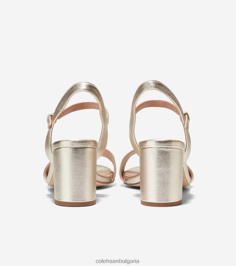 Cole Haan сандал с блокова пета josie Жени 84PB6Z74 злато обувки