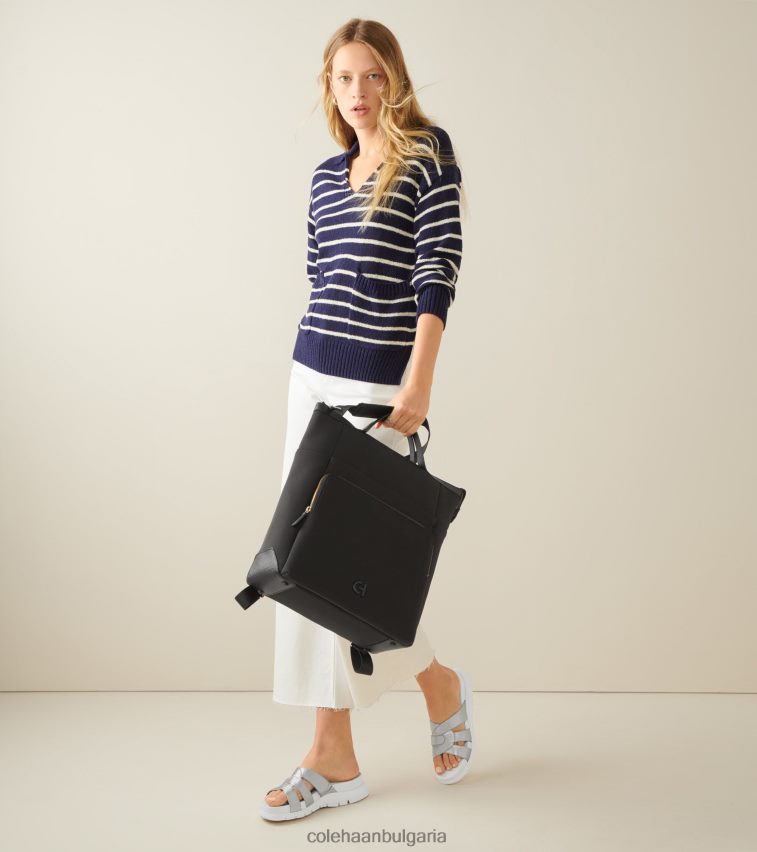 Cole Haan пързалка с прорези zerogrand Жени 84PB6Z195 сребърен талка обувки