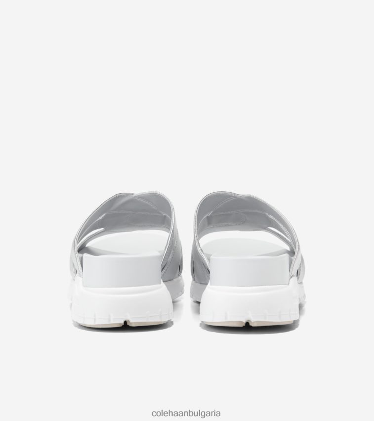 Cole Haan пързалка с прорези zerogrand Жени 84PB6Z195 сребърен талка обувки