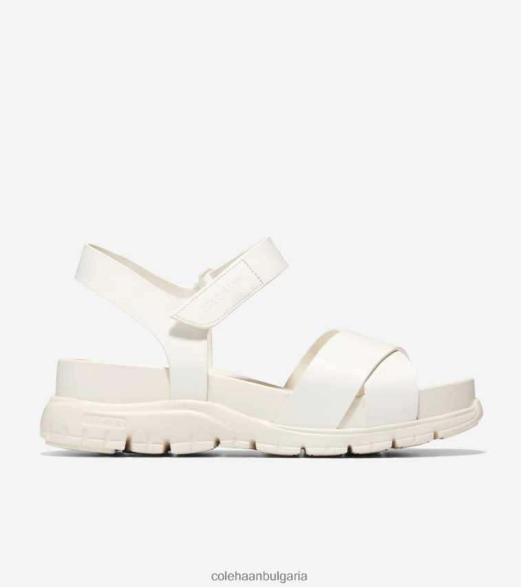 Cole Haan кръстосани сандали zerogrand Жени 84PB6Z85 бяла чапла обувки