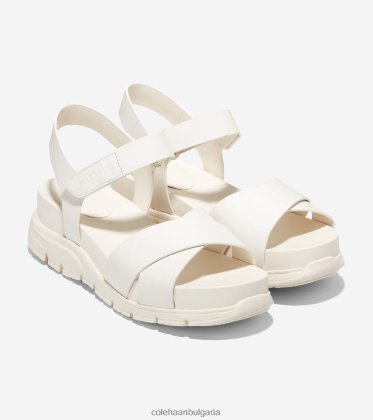 Cole Haan кръстосани сандали zerogrand Жени 84PB6Z85 бяла чапла обувки