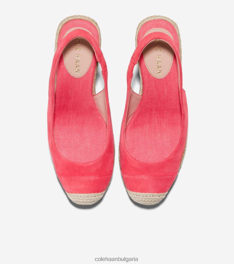 Cole Haan cloudfeel еспадрила с гръб на клин Жени 84PB6Z31 здравец велур обувки