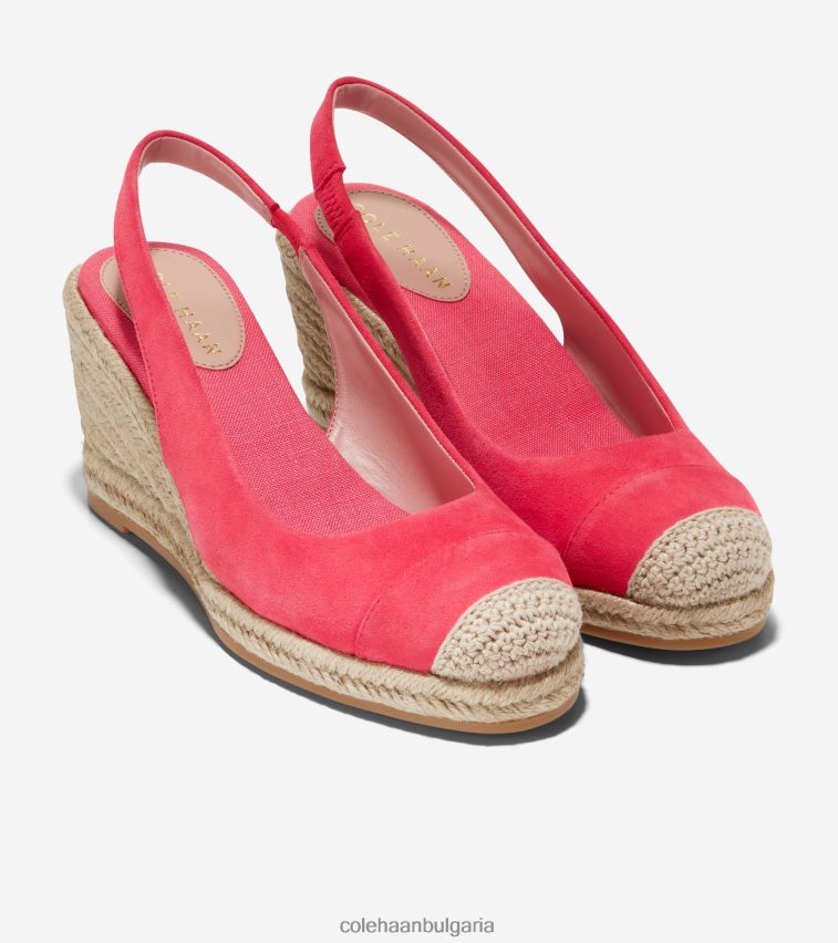 Cole Haan cloudfeel еспадрила с гръб на клин Жени 84PB6Z31 здравец велур обувки