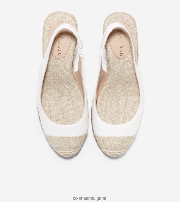 Cole Haan cloudfeel еспадрила с гръб на клин Жени 84PB6Z33 бял естествен обувки