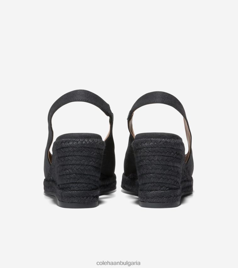 Cole Haan cloudfeel еспадрила с гръб на клин Жени 84PB6Z34 черен обувки