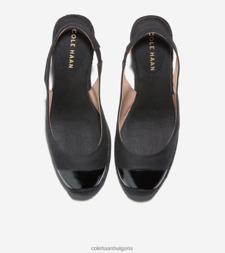 Cole Haan cloudfeel еспадрила с гръб на клин Жени 84PB6Z34 черен обувки