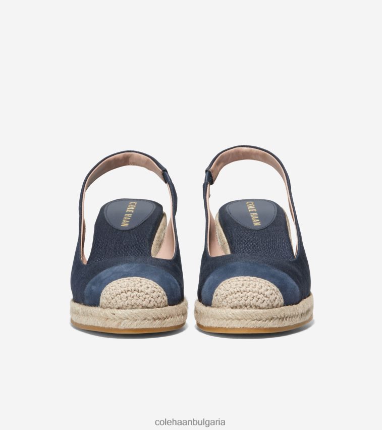 Cole Haan cloudfeel еспадрила с гръб на клин Жени 84PB6Z35 тъмносин блейзър обувки