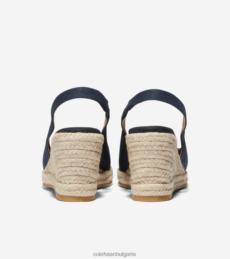 Cole Haan cloudfeel еспадрила с гръб на клин Жени 84PB6Z35 тъмносин блейзър обувки