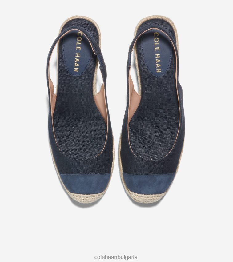 Cole Haan cloudfeel еспадрила с гръб на клин Жени 84PB6Z35 тъмносин блейзър обувки