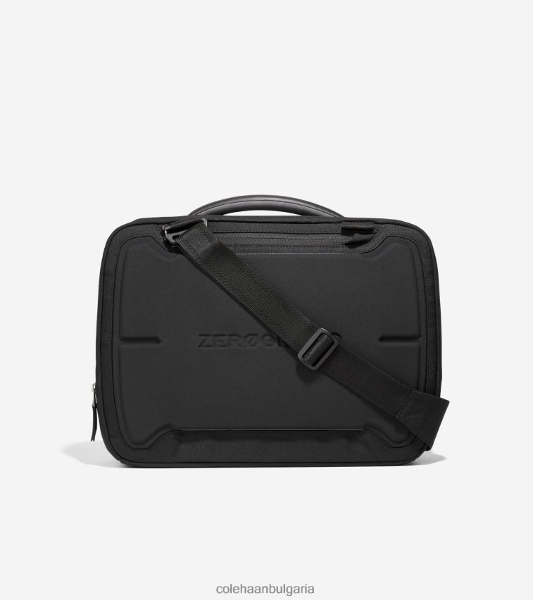 Cole Haan zerogrand аташе мъже 84PB6Z558 ново черно аксесоари