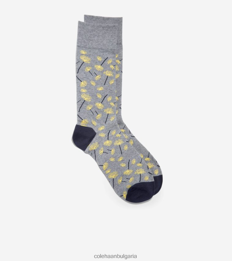 Cole Haan глухарче рокля екипаж чорап мъже 84PB6Z587 средно сив пирен аксесоари